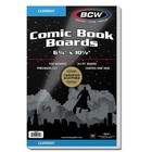 100 Pack  - Bcw Current Age Comic Book Backer Boards Acid Free 24pt 6  X 10 1 2 