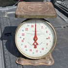 Antique Vintage 25lb Kitchen Scale Rustic Farmhouse Decor