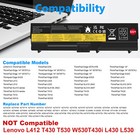 5200mah Sl410 Battery For Lenovo Thinkpad T410 T420 T510 T520 W510 W520 Sl510