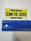 New Jersey Down The Shore  License Plate Laptop Water Bottle Sticker Decal