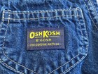 Vintage Osh Kosh B osh Denim Vestbak Overall Size 6t Kids 1980s Made In Usa