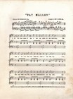 Pat Malloy  Sung By Mr dan Bryant His Image On The Cover 1865 Antique Sheet Mus