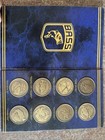 Set Of 8 Bassmaster Limited Edition Collector Series Coins In Folder