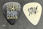 Lenny Kravitz Signature Photo Guitar Pick  2 - 2011 Black   White America Tour
