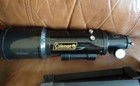 Pre Owned Coleman Astronomical Telescope  70mm   Portable Tripod   Carrying Case