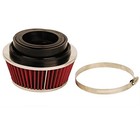 8161 Universal Clamp-on Air Filter Black Small Round Reverse Tapered Fit 3