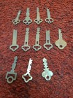 Antique Flat Key Lot 12 Piece