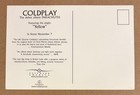Coldplay - Parachutes Rare Promo Postcard  00