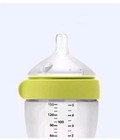 New Comotomo Baby Bottle - Soft Hygiene Silicone Green 5 Fl Oz  150 Ml  2 Pack 