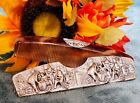 Vintage Hans Jensen Comb Danish Faux Tortoise Shell Silverplated Case Denmark