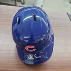 Dansby Swanson Signed Autographed Chicago Cubs Batting Helmet Fanatics 