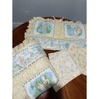 Vintage Beatrix Potter Peter Rabbit   Friends Crib Quilt And Set Nursery 4pc