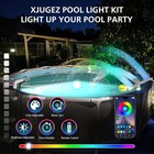 Led Pool Lights Remote Control 10w Rgb Color   Music Changing  Easy Installation