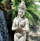 Elegant Thai Teppanom Asian Garden Statue Spiritual Indoor Outdoor Sculpture 