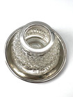 Antique James Richardson England 1755  Sterling And Crystal Match Holder Striker
