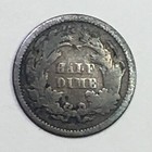 Us 1861 Liberty Seated Half Dime United States Coin