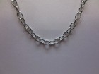 7 -48  Stainless Steel Silver  5mm Cable Link Chain Necklace