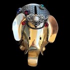 Vintage Napier Co  Jeweled Elephant Bank Pat  Pending Circa 1960 s 