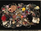 Huge Lot Of Vintage modern Costume Jewelry Single Earrings 1 Lb 14 Oz