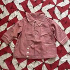 Vintage 1930s 40s Red Chambray Set Youth Cute Homemade