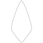 W rose Ro316-13-pk2 13    Narrow London Brick Trowel With Leather Handle
