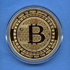 Anonymous Bitcoin 1oz Silver Proof Owl 24k Gold Finish Limited Ed  Crypto  59