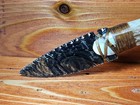 Unique Hot Goldsheen     Obsidian Knife kenny Hull worldwide 1996 bushcraft