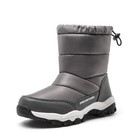 Kids Girls Boys Snow Boots Faux Fur Lined Waterproof Winter Warm Ski Boots