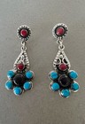 Native American Navajo Indian Earrings Sterling Silver Earrings 925 Earrings