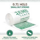 Compostable Trash Bags With Drawstring  3 Gallon  100 Count  Small Biodegradable