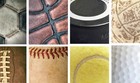 Vintage Sports Balls Art Print Set Of 8 11x14  Baseball Football Basketball