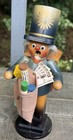 Vintage German Erzgebirge R  ucherm  nnchen Postman Mailman Smoker Incense Burner