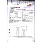 Vogue Vintage Model V8728 1946 Original Design Dress Pattern Size Ff 16-22