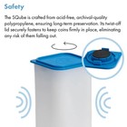 - Square Coin Tubes For 20 Coins - Perfect For Morgan  Peace  1 Oz Rounds - I   