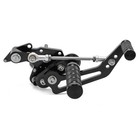 Black Aluminum Cnc 7 Inches Footpegs Forward Controls For Honda Vtx 1800c 1800f