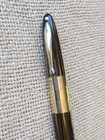 Vintage W a  Sheaffer Lifetime Striped White Dot Gold 14k Gold Nib Fountain Pen
