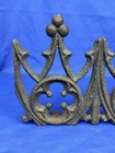 19thc  Cast Iron Roof Cresting Section  Victorian Architectural Element 20 75 w