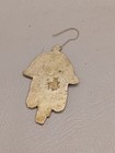 Authentic Antique Moroccan Hamsa Amulet - Rare Judaica Bronze Pendant Handcraft