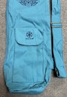 Gaiam Yoga Mat Bag  Blue W embroidered Design 
