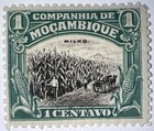 Travelstamps  Mozambique Company Stamps Sc  111  1 Centavo     milho    Mint Og H