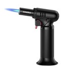 Refillable Butane Torch With Visible Fuel Window - Adjustable Soldering Tool