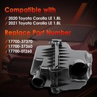 Air Intake Cleaner Box Housing For Toyota Corolla Le 1 8l 2020 2021 17700-37370