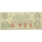  5 Obsolete Note West River Bank Note Jamaica Vermont Cu
