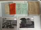 Vtg Lot Of Train Railroad Brochures  Pamphlets   Timetables Photos   Ephemera