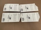 Lot 4 Telephone Handset 25    Replacement Coil Cord Black Softalk 48102 Ulcb-5