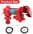 Fuel Transfer Pump 12volt 20 Gpm For Gasoline Diesel Kerosene Mineral Oil
