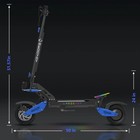Us Stock Electric Scooter 5000w For Adult 50mph 55 Miles Dampter Hydronic Brake