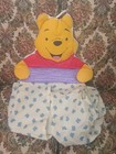 Disney Winnie The Pooh Diaper Hanger Stacker   Baby Head Cradle Vtg Crown Craft
