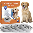 4-pack Dog Flea   Tick Collar  Waterproof 25 Months Protection
