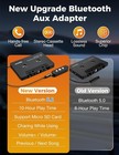 Arsvita Car Audio Cassette To Aux Adapter  5 1 Bluetooth Receiver Kit For Casset